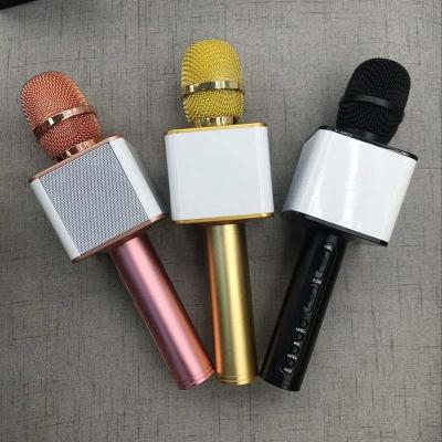 China AirPlay SDRD Sd-08 Wholesale Double Speakers Handheld Karaoke Wireless Microphone for sale