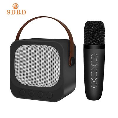 China AirPlay SDRD Sd503 Multimedia Portable Wireless Microphone V5.0 Bt Karaoke Speaker For Home Theatre System Family Ktv Karaoke for sale