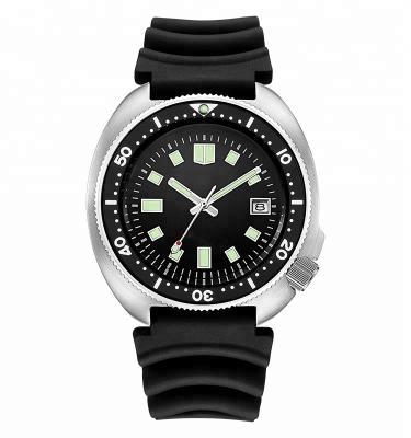 China Retail 316L Stainless Steel Day/Date 6105 20 Atmosphere Water Resistance Sterile Dive Japan NH35A Automatic Movement Luminous Dive Watch for sale