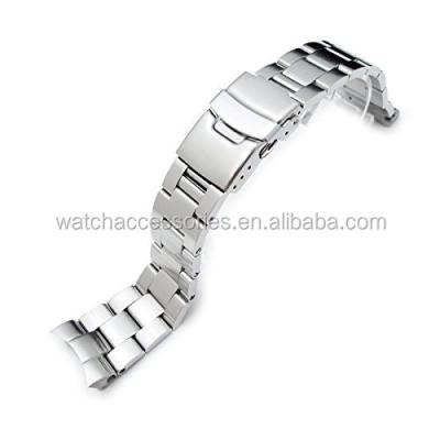 China Eco-friendly 22mm Super Oyster Type II Watch Band For Diver Watches, skx right end for sale