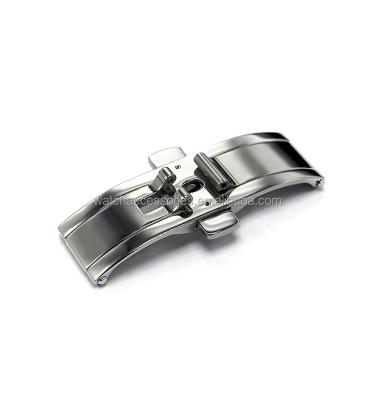 China Eco-friendly Wholesale Butterfly Stainless Steel Watch Buckle Clasp for sale