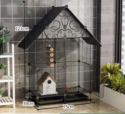 China Breathable Luxury Room for Cat Cage Indoor /Outdoor Cat House Playing Cat Bed Box House Pet for sale