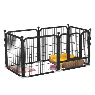 China High Quality Breathable Heavy Duty Dog Cage For Sale Indoor Metal Dog Cage Crates 10Ft Pet Metal Cage For Large House Outdoor Dog Cage for sale