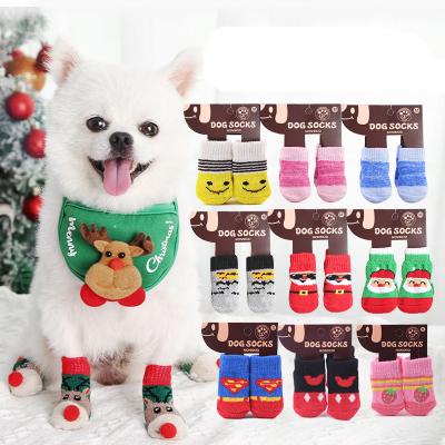 China Sustainable Sublimation Dog Bone Christmas Stocking Plush For Christmas Pet Stockings for sale