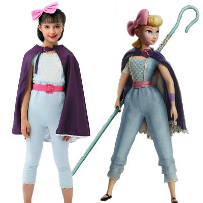 China Polyester Toy Story 4 Shepherd Girl Bo Peepcos Costume Children Overalls Show Role Play for sale