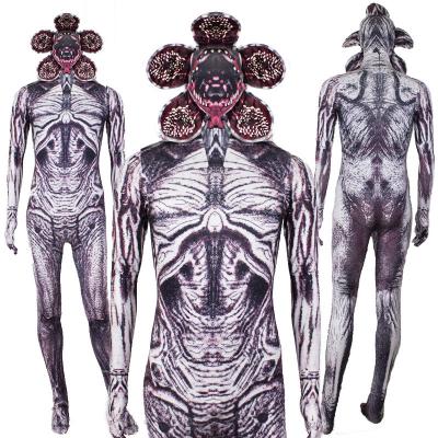 China Polyester Stranger Things One Piece Tights Halloween Cosplay Devil The Great Demogorgon Costume Show Dress Up for sale