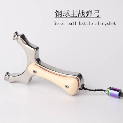 China Steel ball battle selling titanium alloy slingshot hunting chinese slingshot powerful slingshot for sale