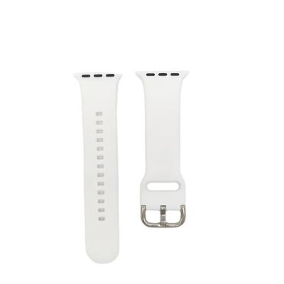 China Soft Silicone Silicone Watch 8 Band For Apple Watch 8 Silicone Strap Custom Silicone Watch Band 38/40mm 42/44mm for sale