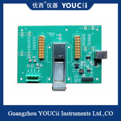 China 400G PAM4 Active Module Performance Evaluation Test Board In QSFPDD Package Te koop