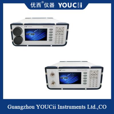 China Table Type Dual Channel Optical Power Meter With Plug+9~-66dBm for sale