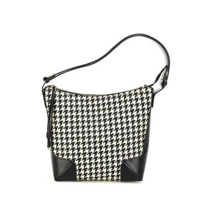 中国 Others customized new design 2023 high quality all match designer plaid women tote bag for ladies 販売のため