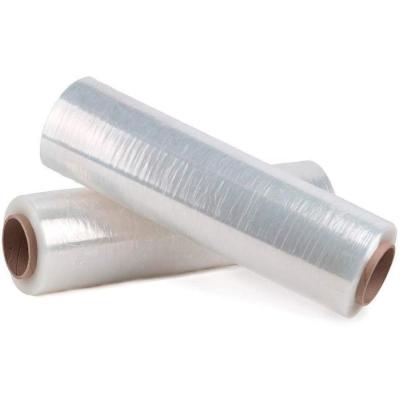 China Moisture Proof Transparent Jumbo Roll Pallet Stretch Wrap Film LLDPE Pallet Stretch Wrap Black Shrink Wrap Jumbo Roll for sale