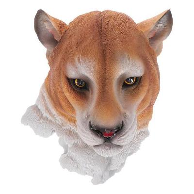 China China Realistic Beasts Figurine 3D Wall Stickers Home Decoration Plush Decor Resin Animals Main Luxury Home Crafts for sale