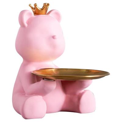 China Europe 2021 Decoration Tray Home Modern Sculpture Resin Hot Mockup Animation Model For Craft Piggy Bank for sale