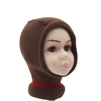 China Breathable Kids Balaclava 2 Holes Face Beanie Mask Baby Winter Hat Lycra Face Mask For Cold Weather Ski Full Under Scarf Hood for sale