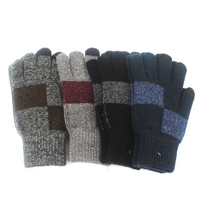 China Best Selling Jacquard Fashion Winter Gloves Touch Screen Gloves Adult Children Elastic Magic Gloves for sale