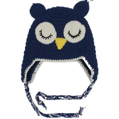 China Imitate Knitted Animal Custom Funny Children Imitate Hat Embroidery Baby Winter Hats Earflap Fleece Animal Beanie for sale