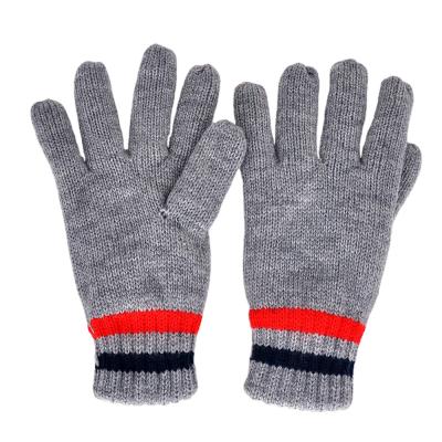 China Custom Knitted Jacquard Kids Winter Gloves Kids Elastic Magic Gloves for sale