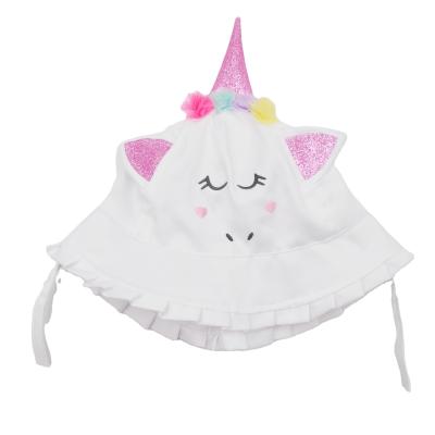 China New Product Picture Well Performance Unicorn Bucket Hat For Kids Baby Summer Hat for sale