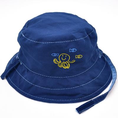 China Custom 100% Best Service Bucket Hat Baby Sun Hat Boys Hip Hop Cotton Dobby Hat Basketball Hat for sale