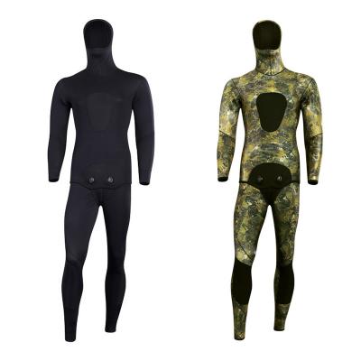 China Wholesale Antibacterial Male Camouflage Wetsuit Wholesale Camouflage Wetsuit Factory Camouflage Deep Diving Suit Hot Split Surfing Suit for sale