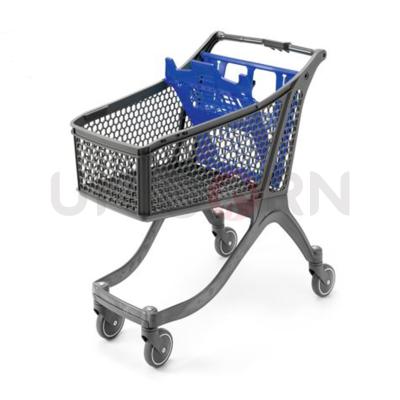 China 2021 New Convenience Style Plastic Shopping Cart Vending Supermarket Top Trolley For Grocery for sale