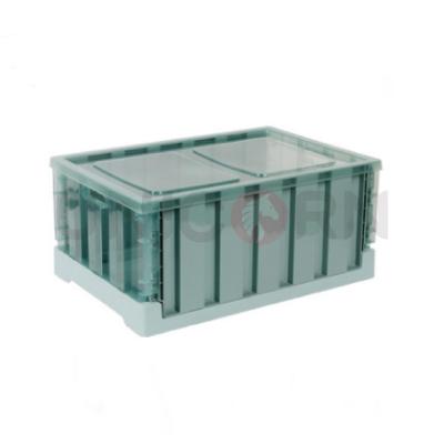 China Viable Hot Selling Storage Cartons Folding Storage Container Household Transparent Plastic Box for sale