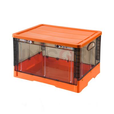 China Viable Stackable Black Transparent Books Box Reading Storage Box Toy Container for sale