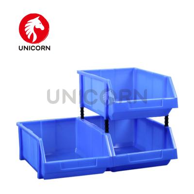 China Long Lasting Savings 50% on Freight Hanging Back Plastic Stackable Warehouse Tool Storage Bin Parts Barrel for sale