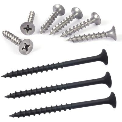 China Wholesale Black Drywall Screw Plate and Gray Phosphate Buggle Head Coarsed Thread for sale