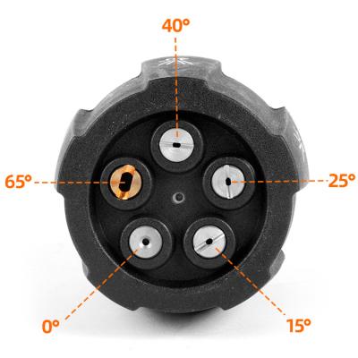 China Universal Machinery Repair Shops 1/4 Inch Quick Connect 5-in-1 Pressure Change Spray Nozzle for sale