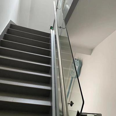 China Powder Coated / Polished Aluminium Glass Balustrade With Laminated / Single Tempered Glass for sale