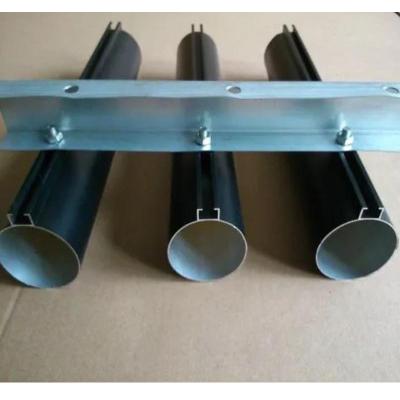 China Aluminum Round Tube Kitchen Ceiling Tiles Suspended Metal Aluminium Profile Panel 75mm Dia for sale