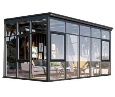 China Customized Design Four Season Glass Sunrooms with Smooth Surface and Aluminum Profile for sale