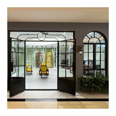 China Retro Modern Steel Windows And Doors With Effortless Installation / Impressive Sound Insulation for sale