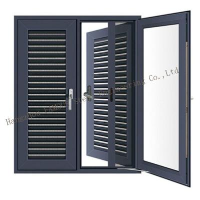 China Mill Finish 6061 T3-T8 6063 Aluminium Glass Louvers Window for sale