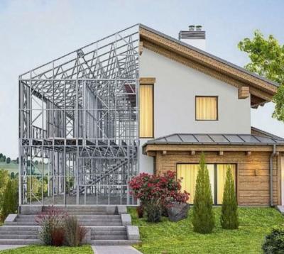 China Residential EN 1090-2-2018 Steel Frame House Kits , Q235B Modular Steel Kit Homes for sale