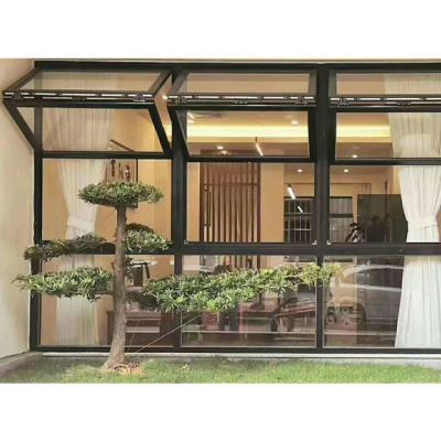 China Grill Design Dual Panel Aluminium Bifold Windows T8 Temper for sale