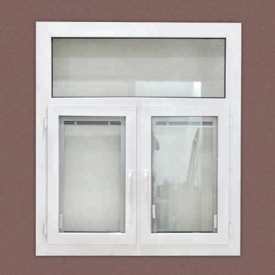 China Indoor Frosted Double Glazed Windows With Casement Vinyl Grilles for sale