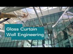 Reflective Thermal Insulated Glass Facade Engineering Color Options