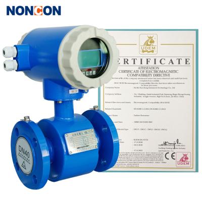 China Stainless Steel Low Cost 1CR18NI9TI Farm Irrigation Wastewater Stainless Steel Flowmeter Integrated Electromagnetic Flowmeter for sale