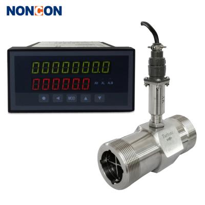 China 1CR18NI9TI Stainless Steel Oil Flow Meter Control Turbine Diesel Liquid Flow Meter Sanitary Fuel Flow Meter Liquid Flow Meter for sale