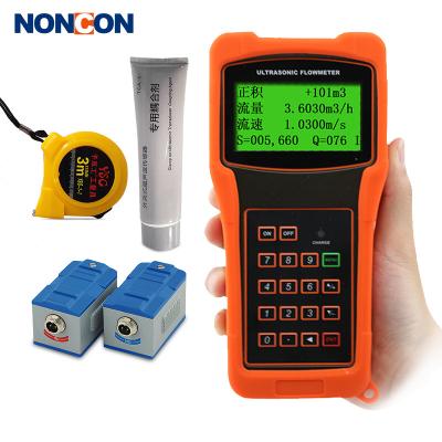 China UF2200 Portable Sea River Water Flow Meter Ultrasonic Flow Meter Portable Outdoor Clamping UF Handheld Flow Meter for sale