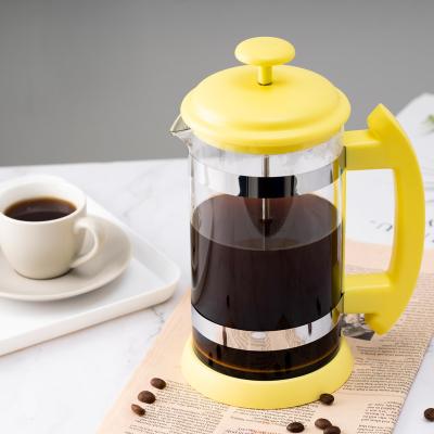 China Viable French Glass Filter Press Pot Coffee Brewing French Press Glass for sale