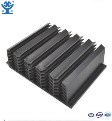 China 6063 Alloy Extruded Aluminium Heatsink Surface Black Temper T3 - T8 for sale