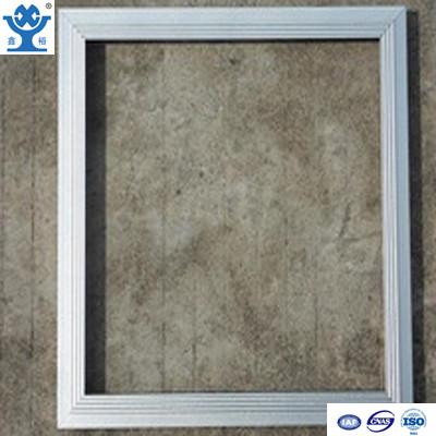 China Silver anodized matt extruded aluminum LED panel frame for sale