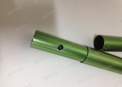 China 6061 Series Green Colar Drawing Polishing Aluminum Tube for Oars/Sliding Paddles for sale