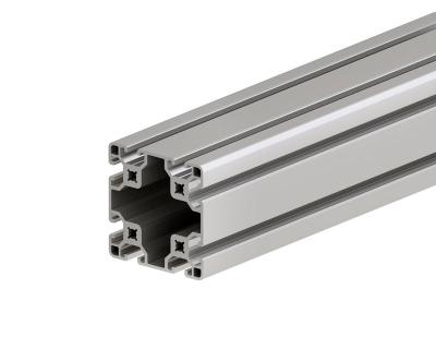 China 6063 t5 80X80mm Heavy Extrusion with Clear Anodize Finish for Linear Motion for sale