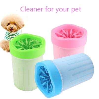 China Eco-Friendly Clean Manufacturer Wholesale Custom Products Natural Sustainable Paw Remover Pet Paw Cup Silicone Rubber For Pets for sale