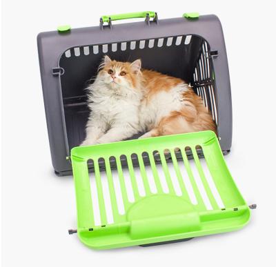 China Wholesales Front Door Plastic Collapsible Carrier collection breathable travel sue cat hpe smart carrier for sale